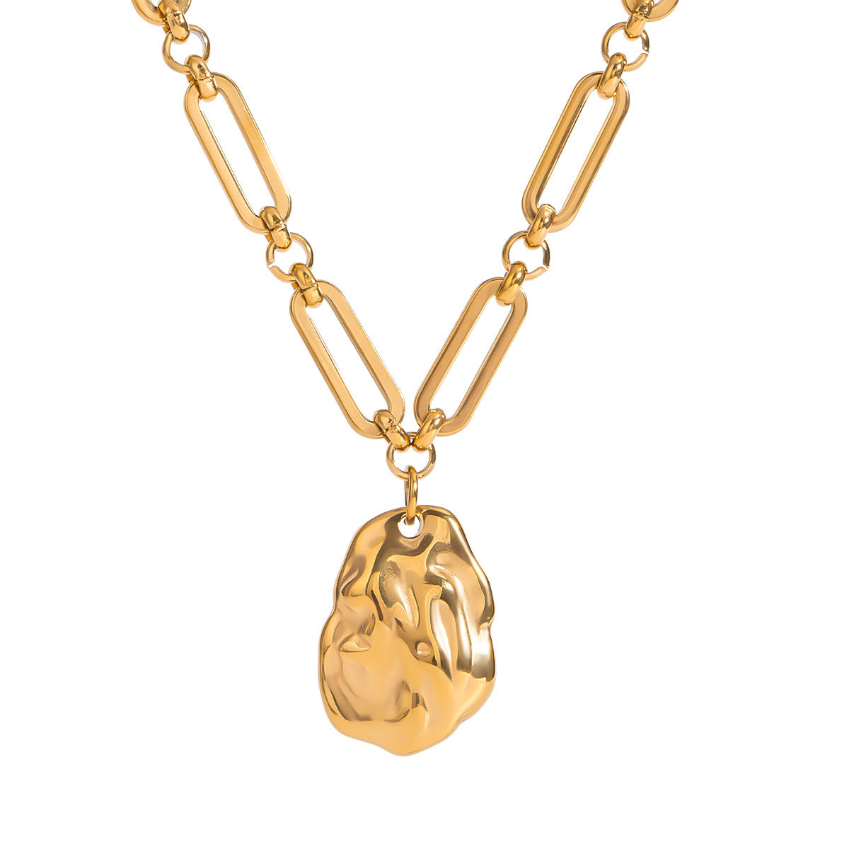 "Golden Geometry" – Damenkette mit Anhänger