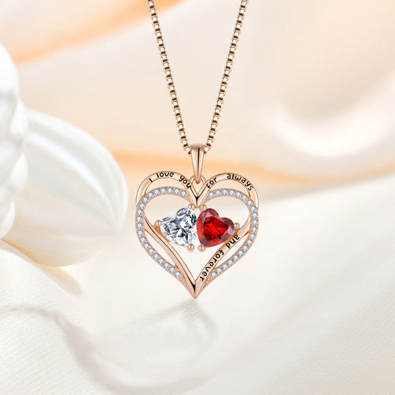 „Endless Heart“ – Damenhalskette Herz Goldfarben mit Zirkonia