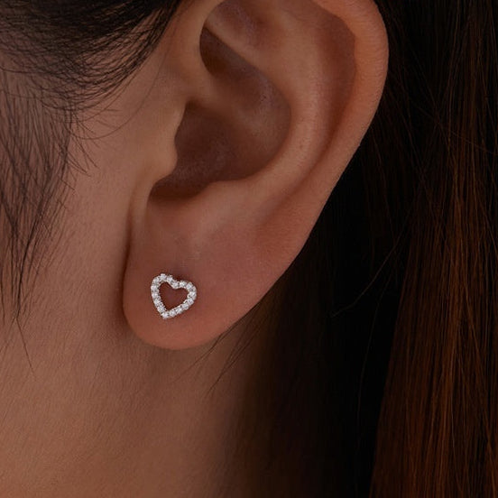 "Loving Heart" – Herz Ohrstecker