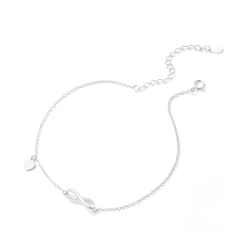 „Infinity Love Sparkle“ -Fußkettchen