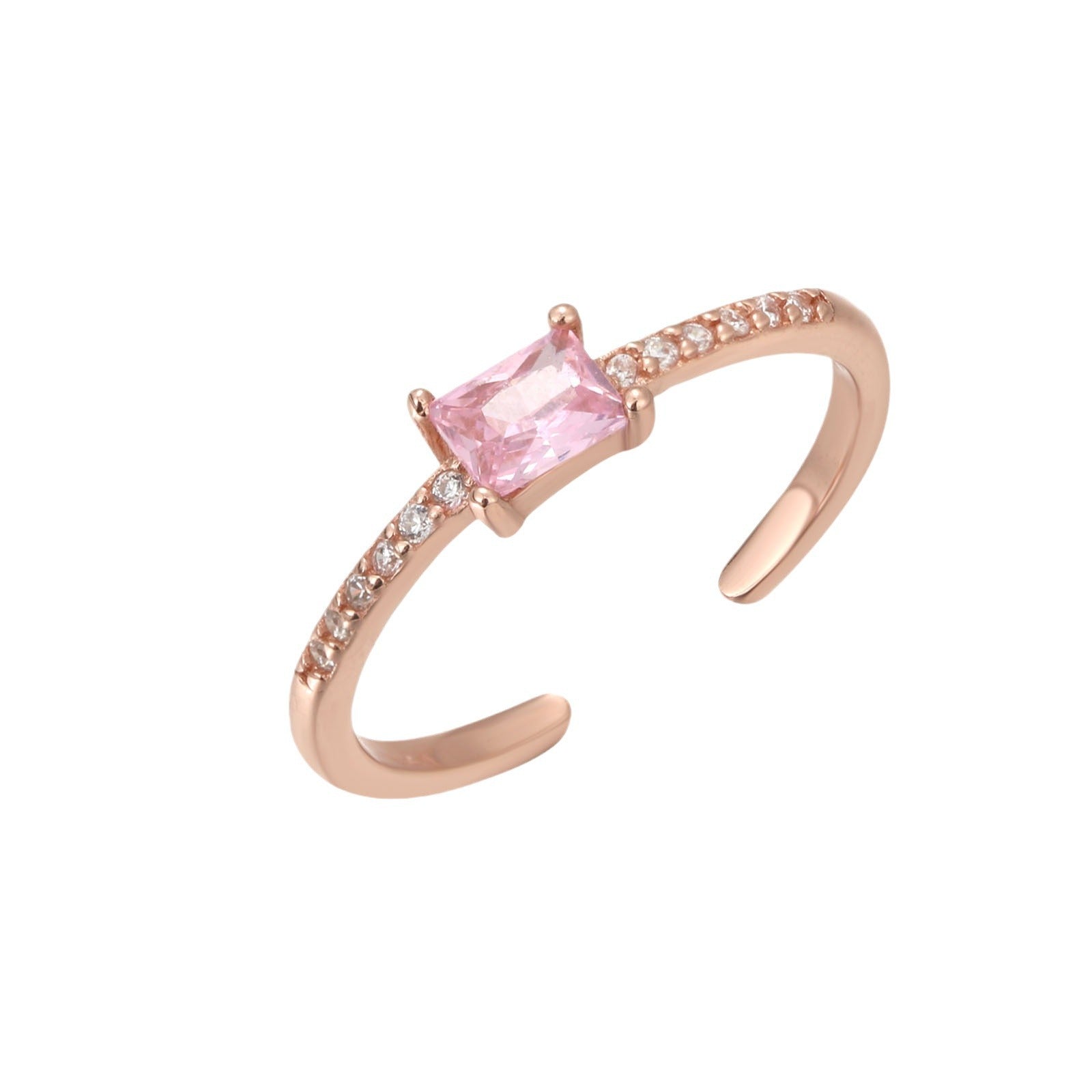 "Rosé Glow Zehenring" – 925 Sterling Silber (verstellbar)