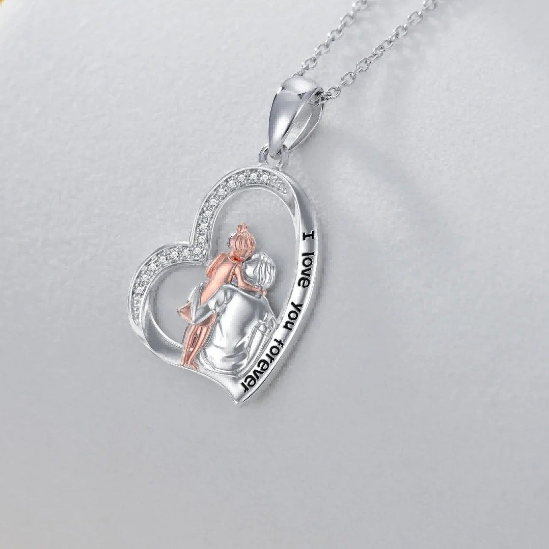 "Forever Love" - Damenkette – Edelstahl mit Herzanhänger