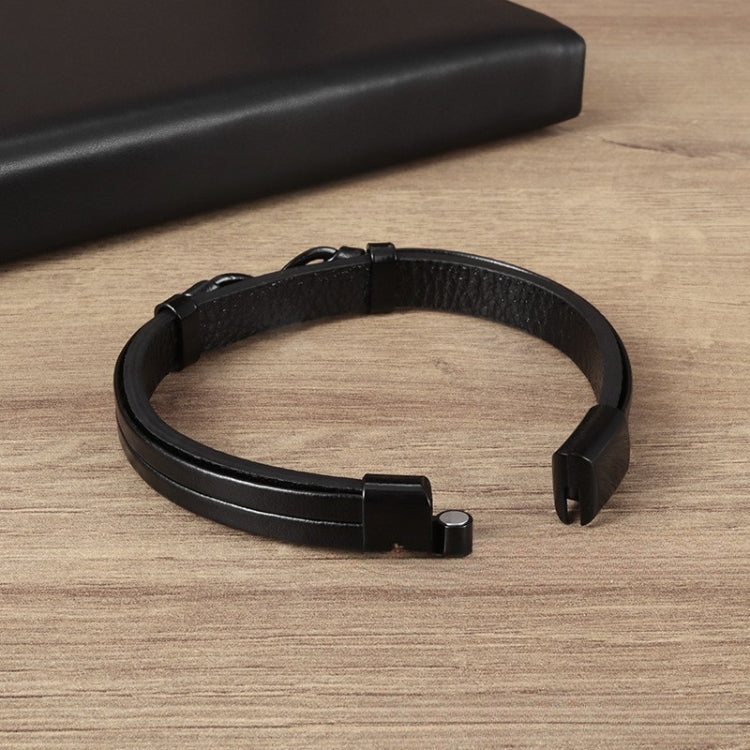 „Infinity“ - Herren Armband aus Kunstleder