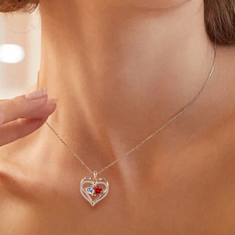 „Endless Heart“ – Damenhalskette Herz Goldfarben mit Zirkonia